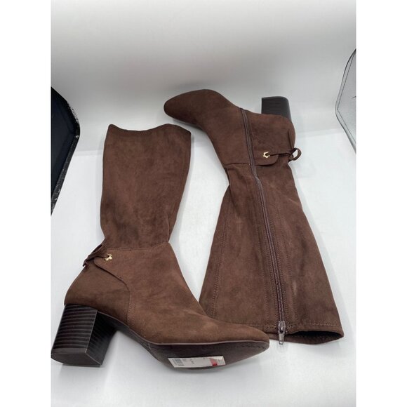 Charter Club Shoes - Charter Club Women Jaccque Tall Block Heel Almond Toe Mid Calf Boots Size 9 NWOB